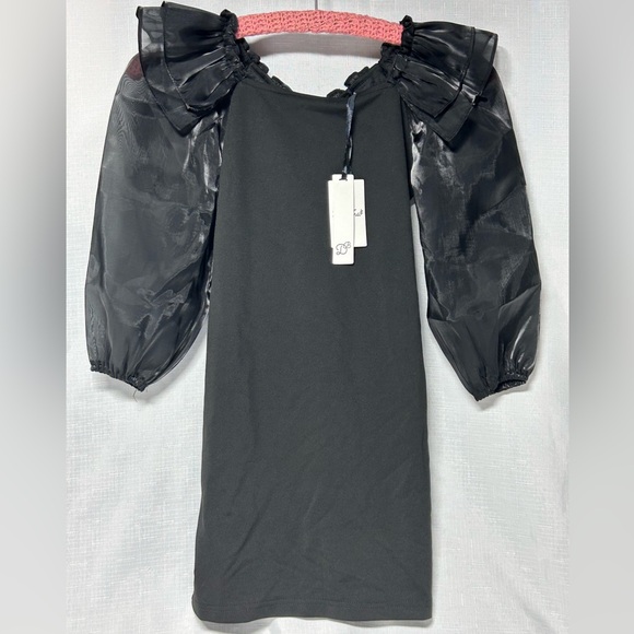 DANNA BELLE Wednesday Black Formal Halloween Costume Dress Girls Size 8 - Picture 1 of 8